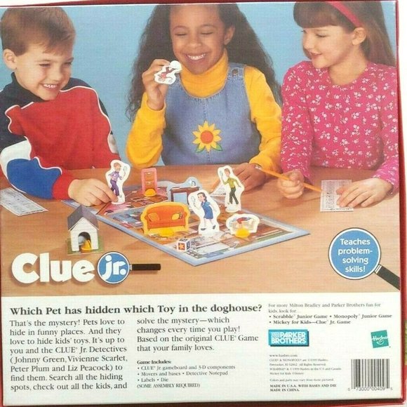Clue Jr. The Case Of The Hidden Toys - Hasbro Board Game - Picture 9 of 9